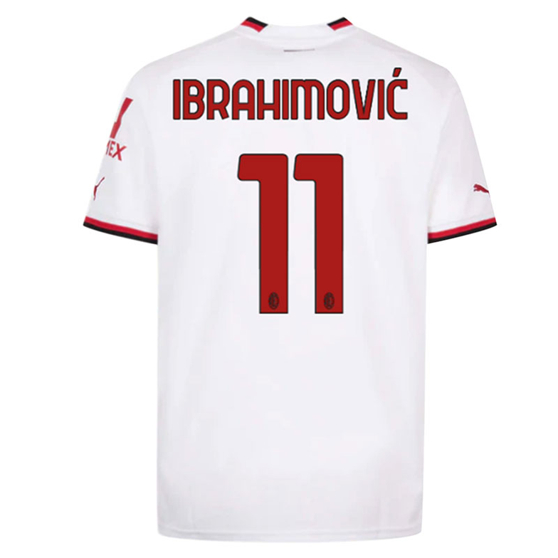 Günstige Fußballtrikots AC Milan 2022-23 Zlatan Ibrahimović 11 Auswärts Trikots