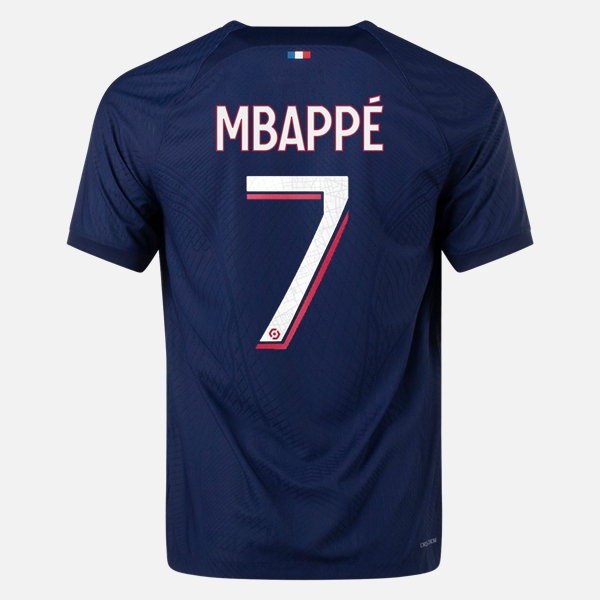 Günstige Fußballtrikots Paris Saint Germain PSG Kylian Mbappé 7 Heim Trikots 2023-24