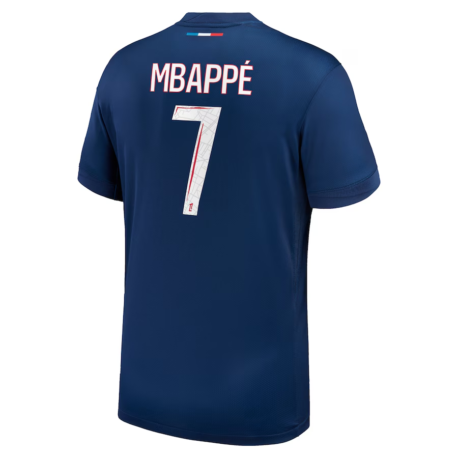 Günstige Fußballtrikots Paris Saint Germain PSG Kylian Mbappé 7 Heim Trikots 2024-2025